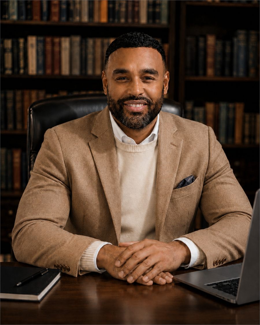Frank Smith III candid New Jersey profile portrait