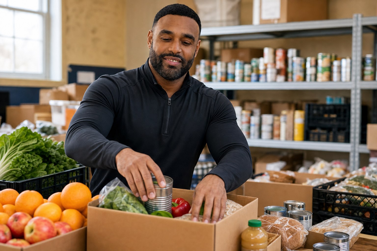 Frank Smith III New Jersey community food pantry service