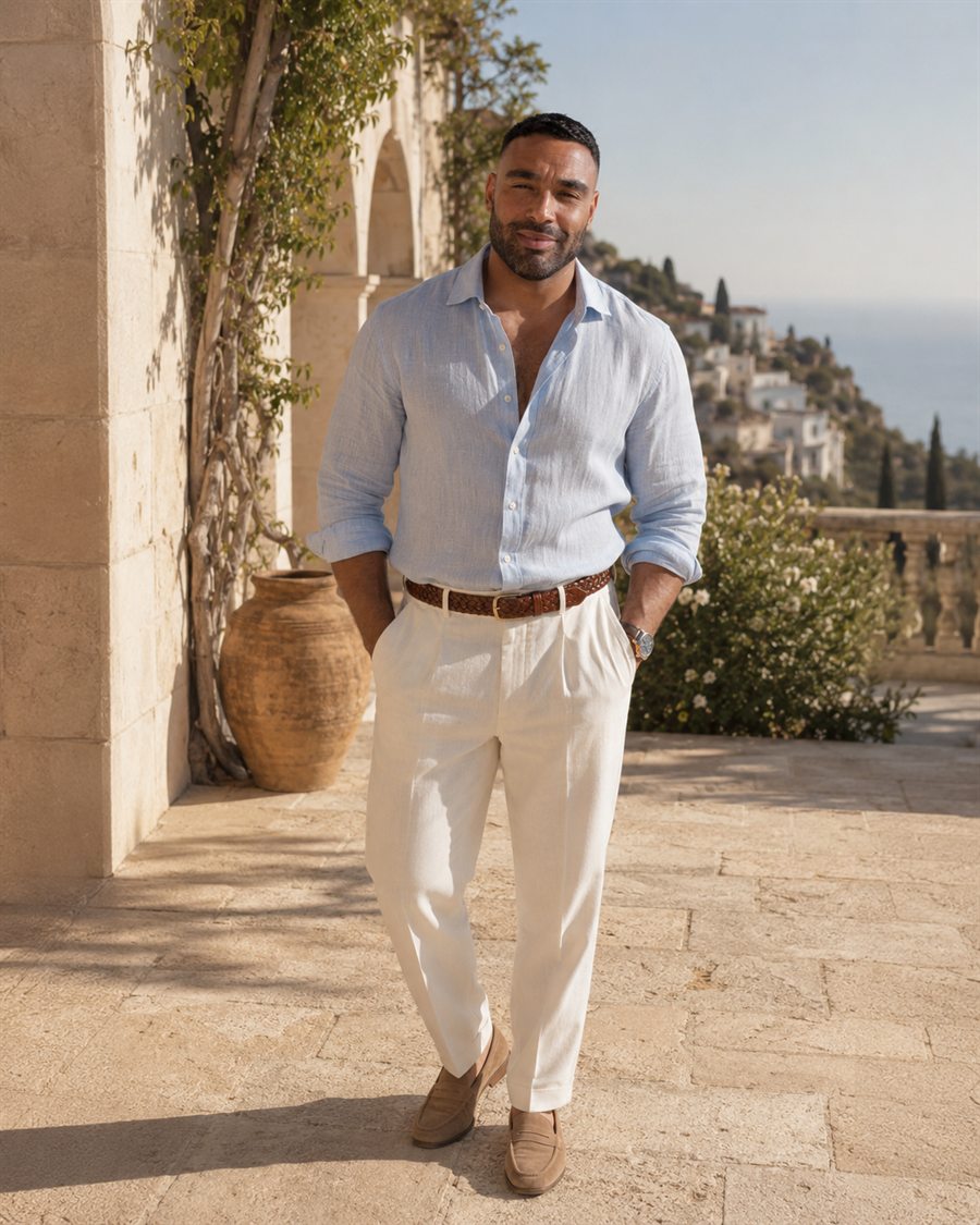 Frank Smith III Monaco style portrait for his New Jersey developer profile