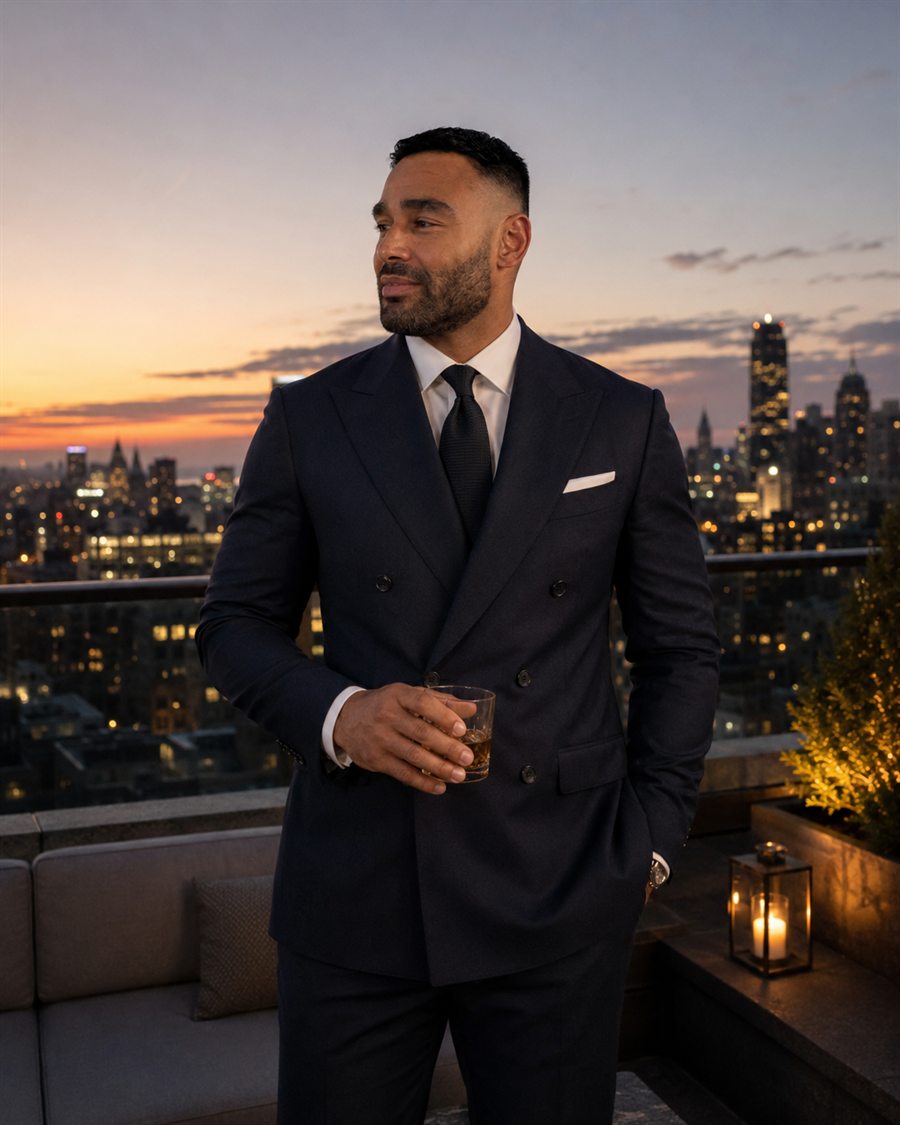 Frank Smith III rooftop portrait connecting Brooklyn roots and New Jersey developer work