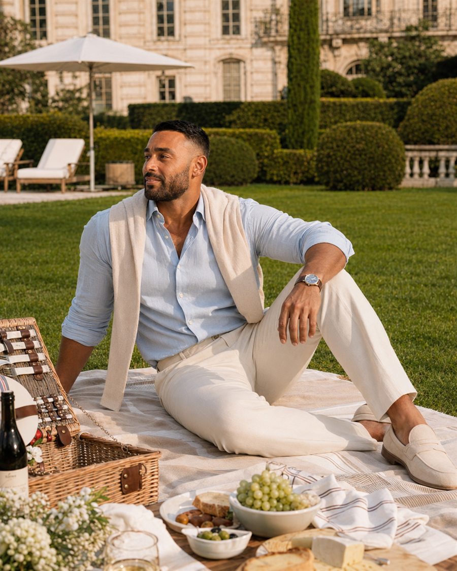 Frank Smith III picnic lifestyle portrait in New Jersey