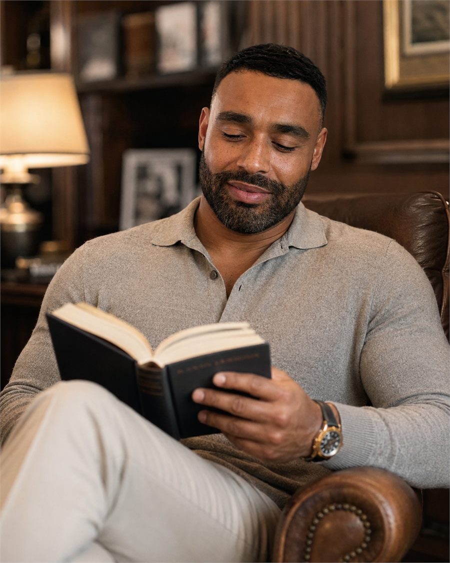 Frank Smith III reading for professional growth in New Jersey profile