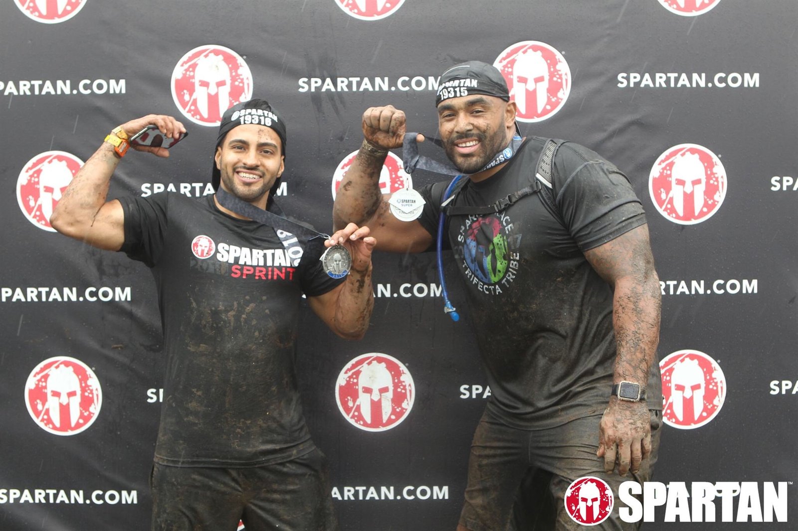 Frank Smith III at a Boston Spartan race finish