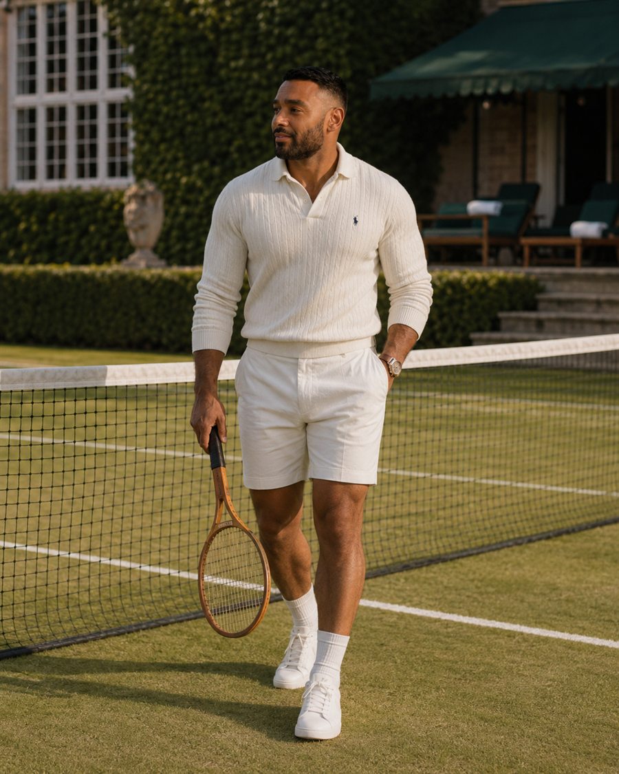Frank Smith III tennis lifestyle portrait in New Jersey