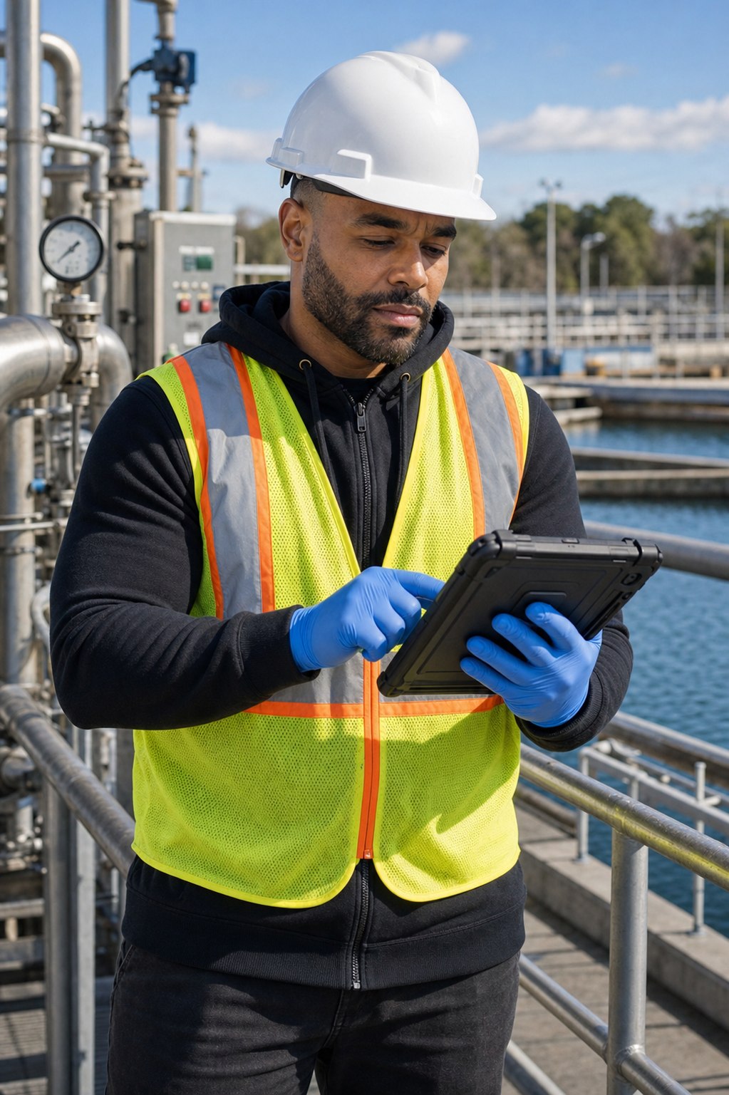 Frank Smith III New Jersey water treatment tablet dashboard